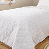 Mini Stars & Stripes Bedspread Natural