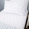 Stars and Stripes Fitted Sheet Blue