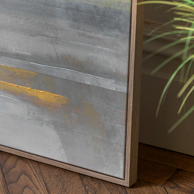 Modern sunset framed canvas
