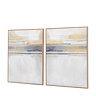 Modern sunset framed canvas