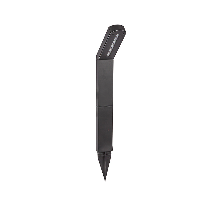 cut out image on white background of black modern stake light