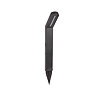 cut out image on white background of black modern stake light