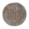 image cut out on white background of silver circular rug