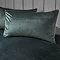 Montrose duvet cover set in bottle green on bed image 2