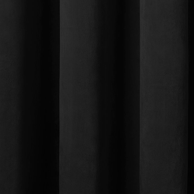 Montrose Curtains in black on wall image 2