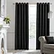 Montrose Curtains in black on wall image 1