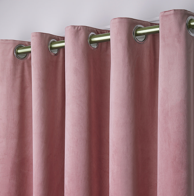 Montrose curtains in blush close up image 3
