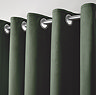 Montrose Curtains in bottle green on wall image 3