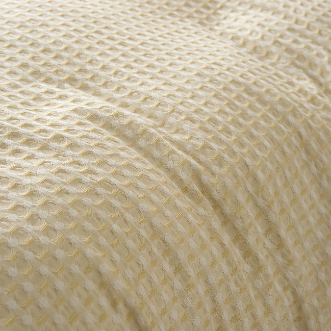 Muscat Waffle Duvet Cover Set - Natural carousel image