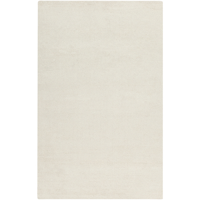 image cut out on white background of cream soft scandi rectangular rug