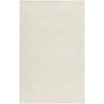 image cut out on white background of cream soft scandi rectangular rug