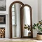 Naples Wide Arched Floor Mirror - Walnut main image