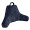 Cosy diamond cuddle chair cushion in navy product view image 4