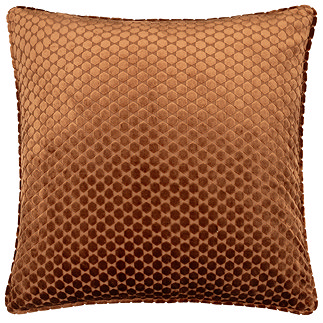 Neptune Copper Feather Cushion image