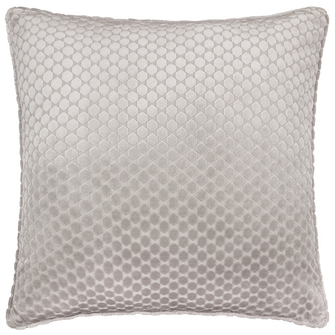 Neptune Feather Cushion in silver image