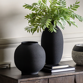Nero Set of 2 Vases - Black main image