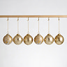Niamh set of  6 Glass baubles