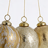 Niamh set of  6 Glass baubles