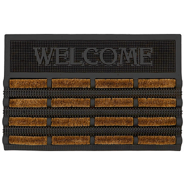 nimbus welcome scraper mat close image 6