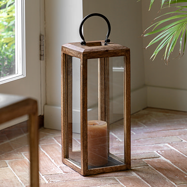 Helena Large Wooden Lantern