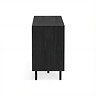 side on cut out image of black sideboard