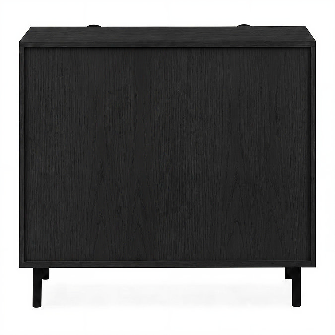 back cut out image of three drawer chest