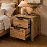 Oakham 2 drawer bedside table
