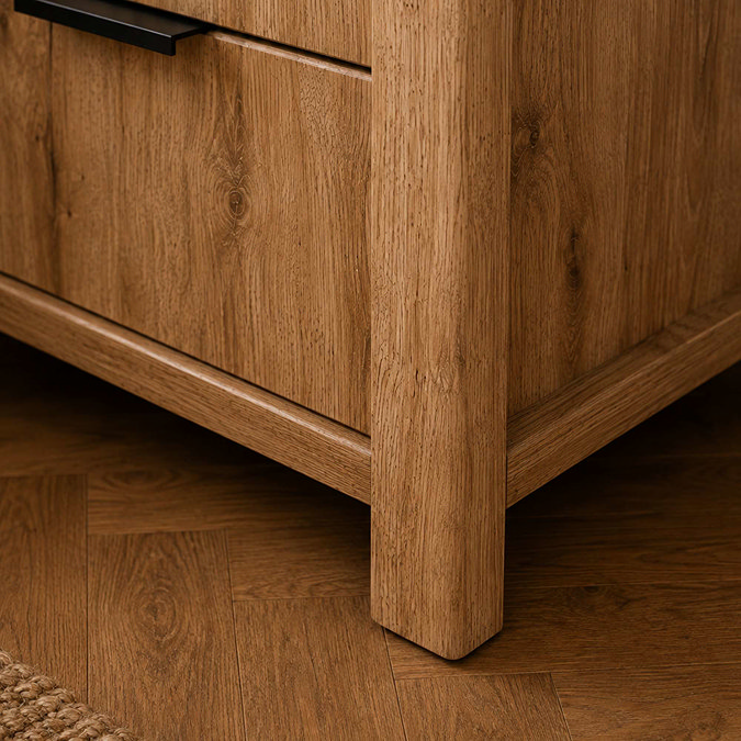 Oakham 2 drawer bedside table