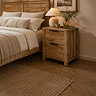 Oakham 2 drawer bedside table