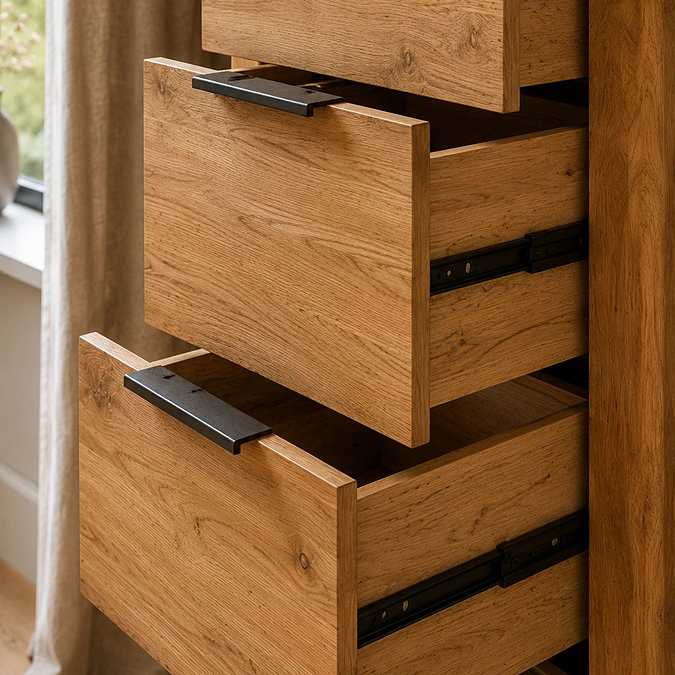 Oakham 5 drawer tall dresser