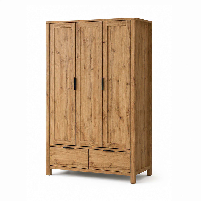 Oakham Triple Wardrobe Oak