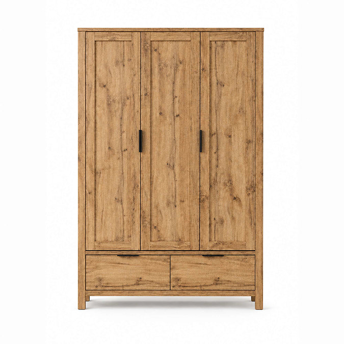 Oakham Triple Wardrobe Oak
