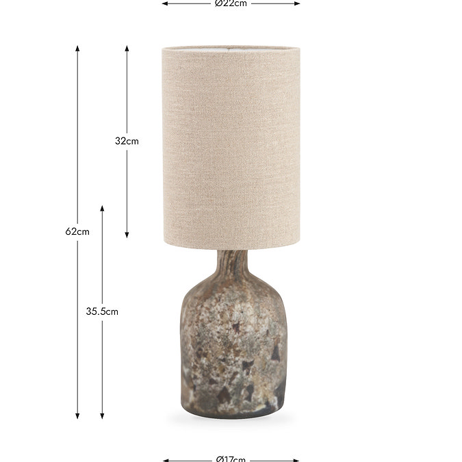 Oakley Glass Bottle lamp