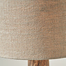Oakley organic glass bottle table lamp