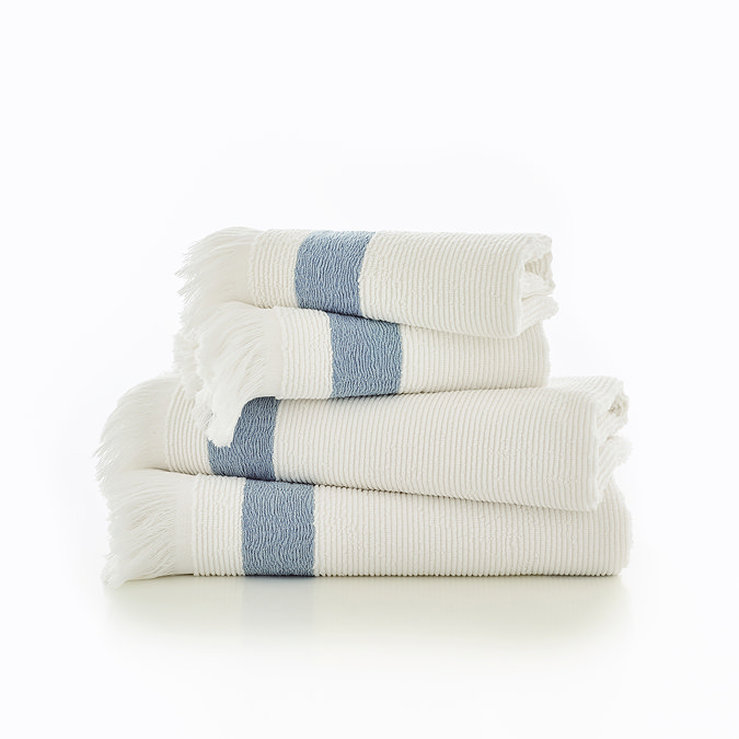 oakwood ridge blue towel image