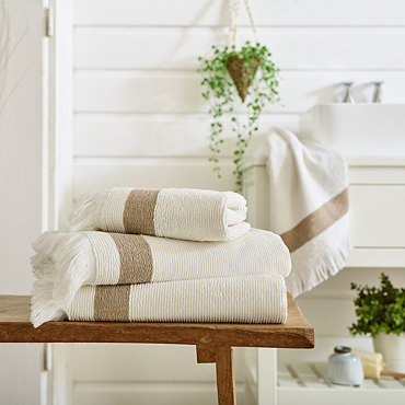 oakwood ridge natural towel image