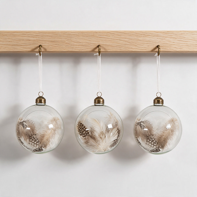 Odette set of 3 baubles