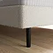 Olivia Curved Boucle Bed - Ivory carousel image