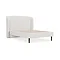 Olivia Curved Boucle Bed - Ivory carousel image