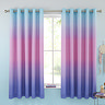 ombre rainbow eyelet curtains