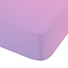Ombre rainbow clouds fitted sheet