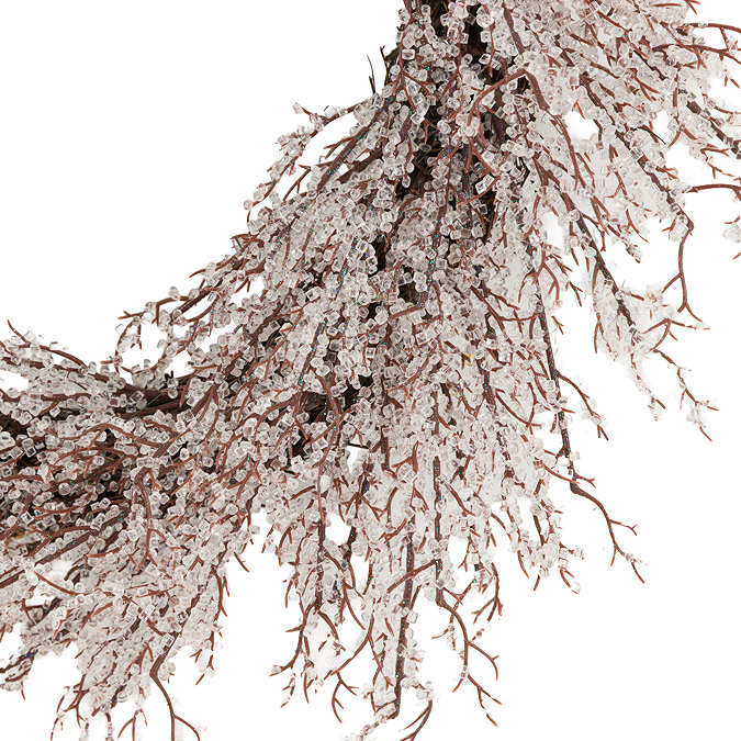 Fern Frosted twig wreath