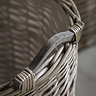 Owen set of 2 Jumbo wicker storage baskets