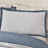 Oxford Pinstripe Navy Duvet Pillow