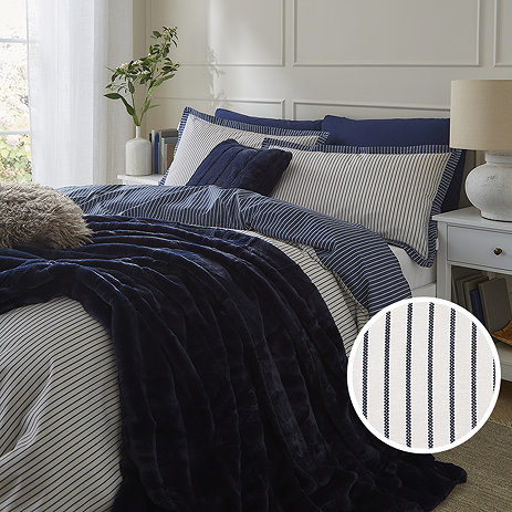 Oxford Pinstripe Navy PL Image