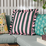 Palm Royale Stripe outdoor cushion image 1