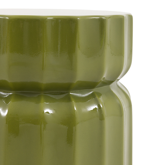 Palmetto side table verde