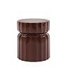 Palmetto side table rust
