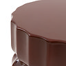 Palmetto side table rust