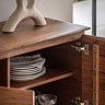 Paris walnut 2 door sideboard image